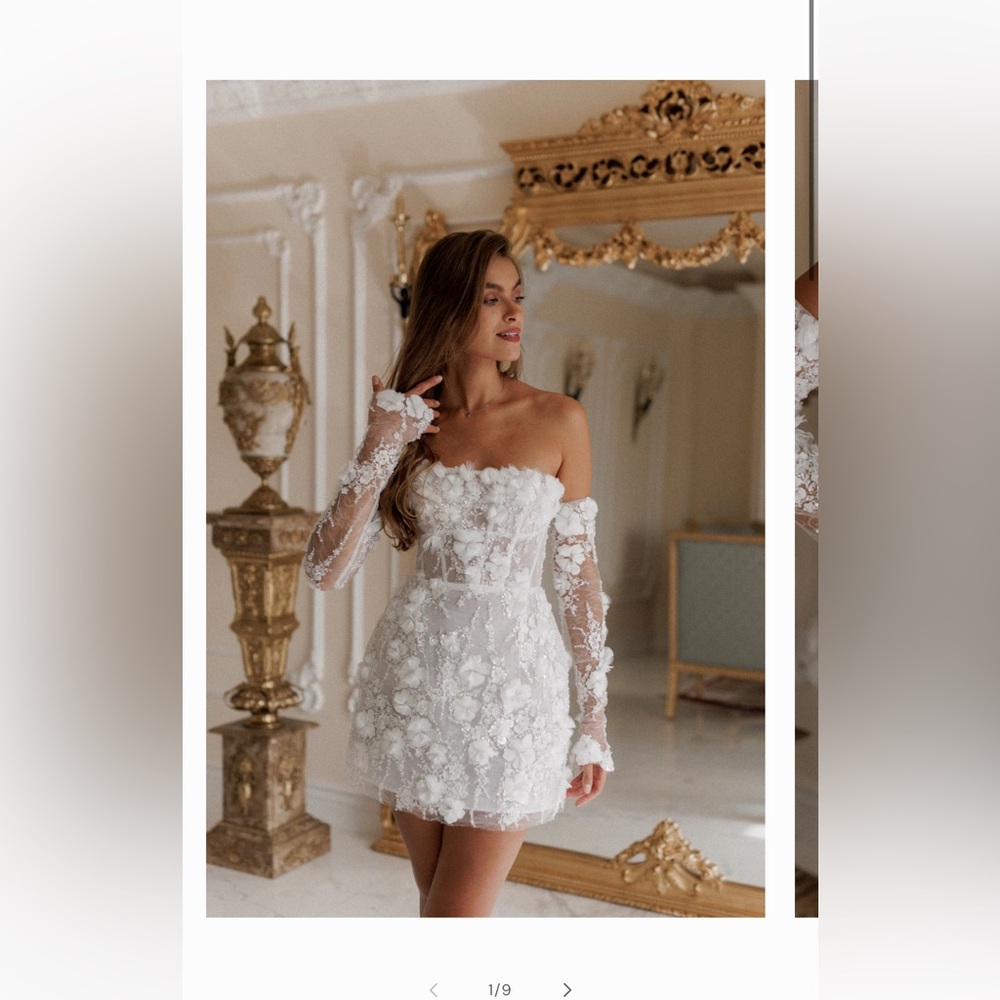 Rosie Etienne Elegant White Lace Isabelle Dress 🤍